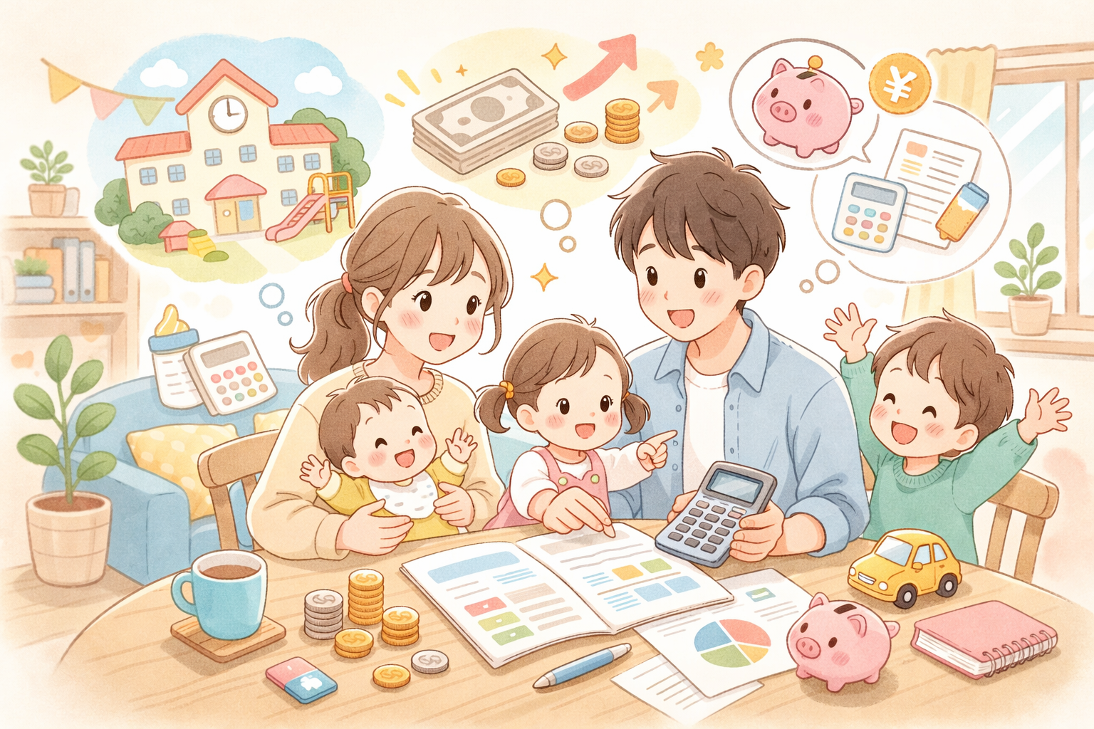 保育料は3年間でいくら？0歳から入園した我が家の総額公開